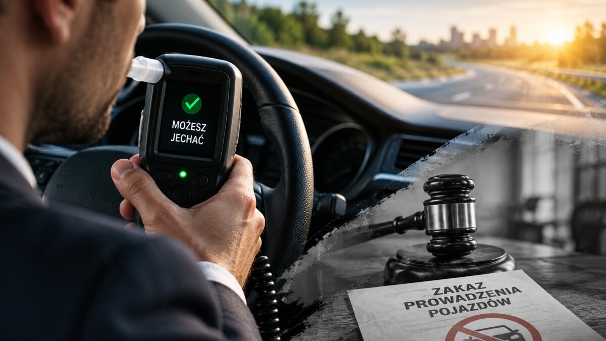 Zabrane prawo jazdy za alkohol? Po połowie zakazu można starać się o alcolock